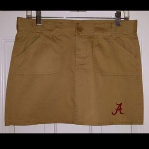 ⚠️SOLD⚠️ ALABAMA Collegiate Khaki Skirt